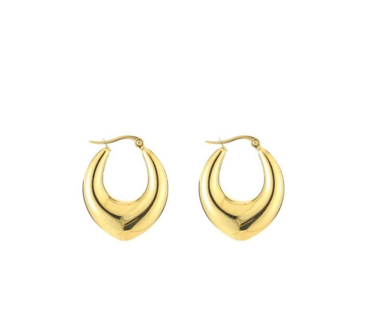 Sharp Chique Hoops Goud
