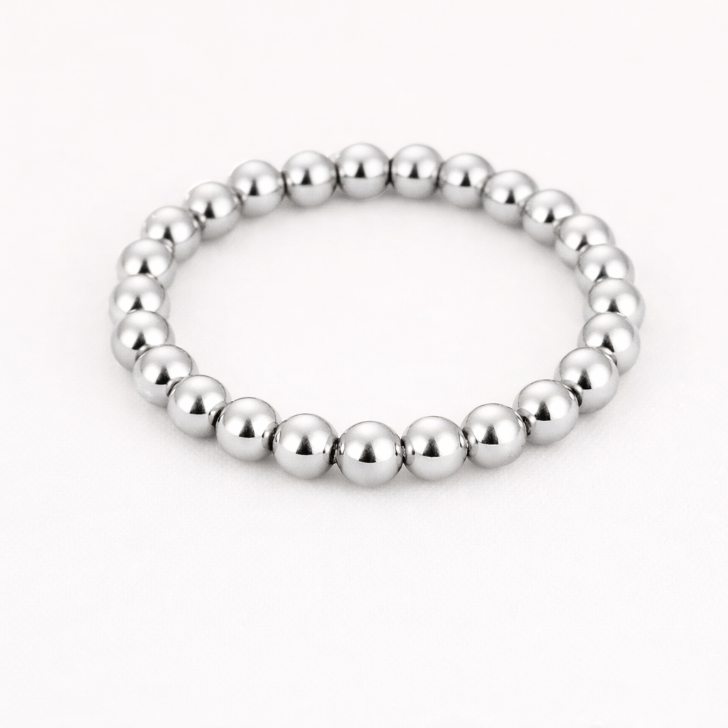 Beads Armband Large Zilver